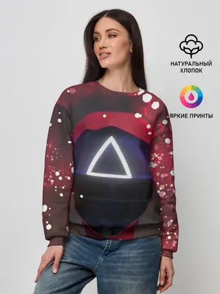 Женский свитшот / ТРЕУГОЛЬНИК | ОХРАНА