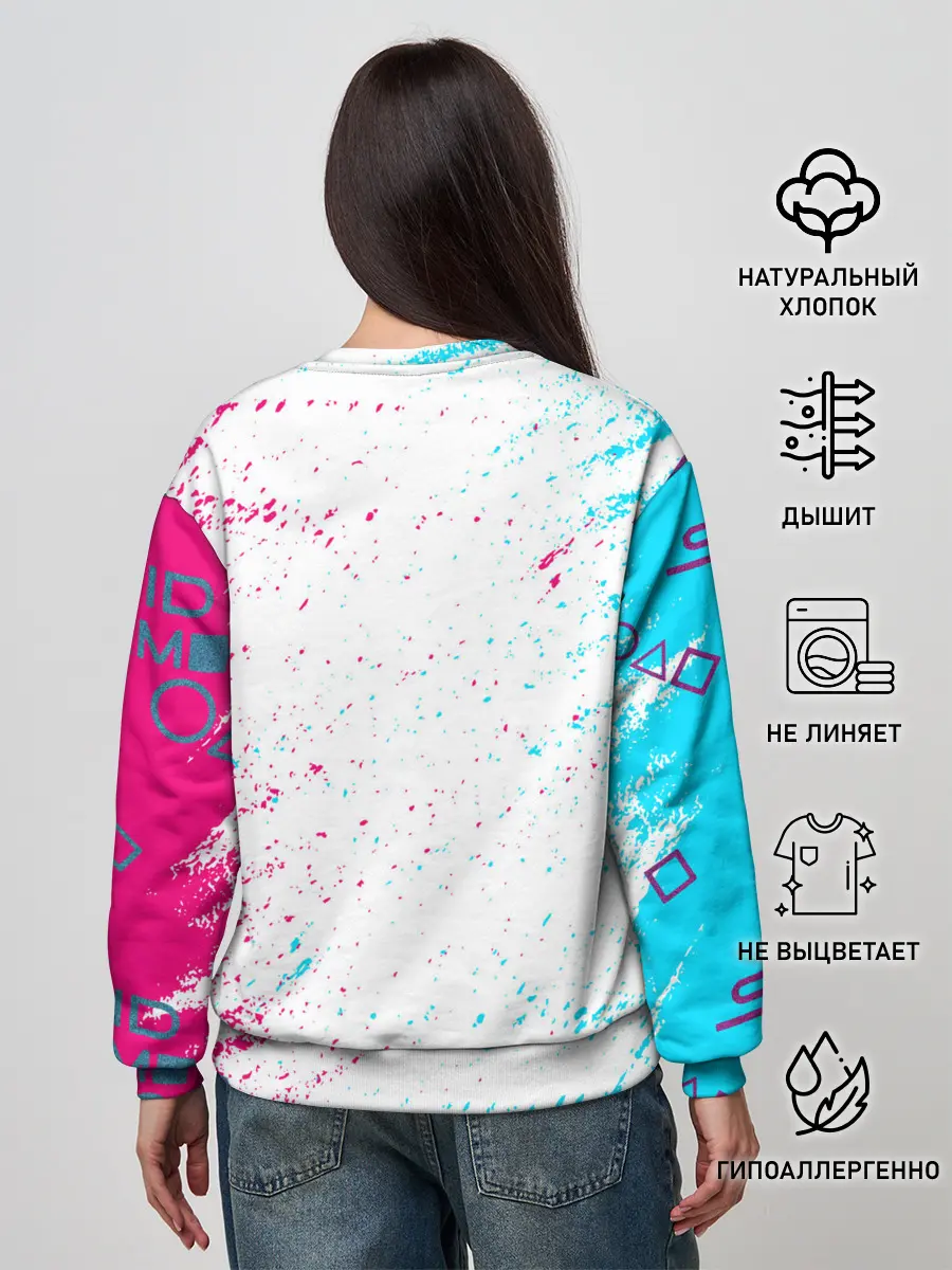 Женский свитшот / Игра в кальмара | Squid Game | КУКЛА