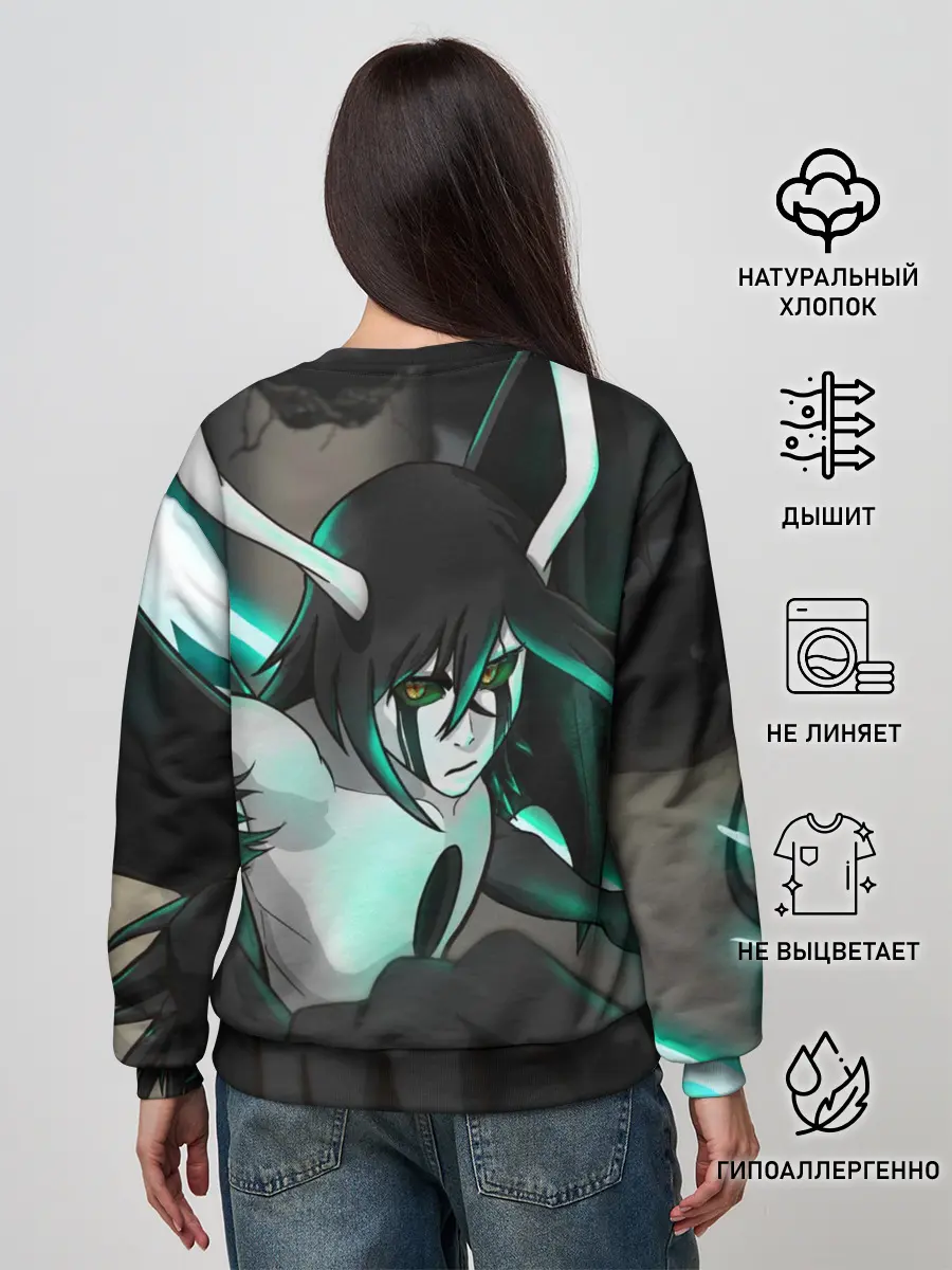 Женский свитшот / Улькиорра Сифер . Ulquiorra