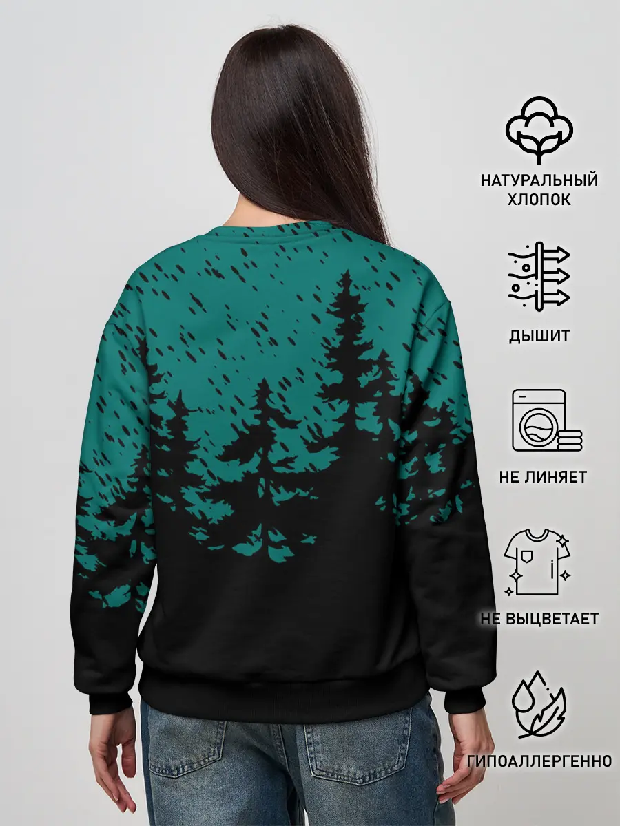 Женский свитшот / Бесячья ёлка