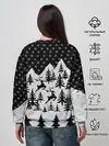 Женский свитшот / Северные Олени в Горах