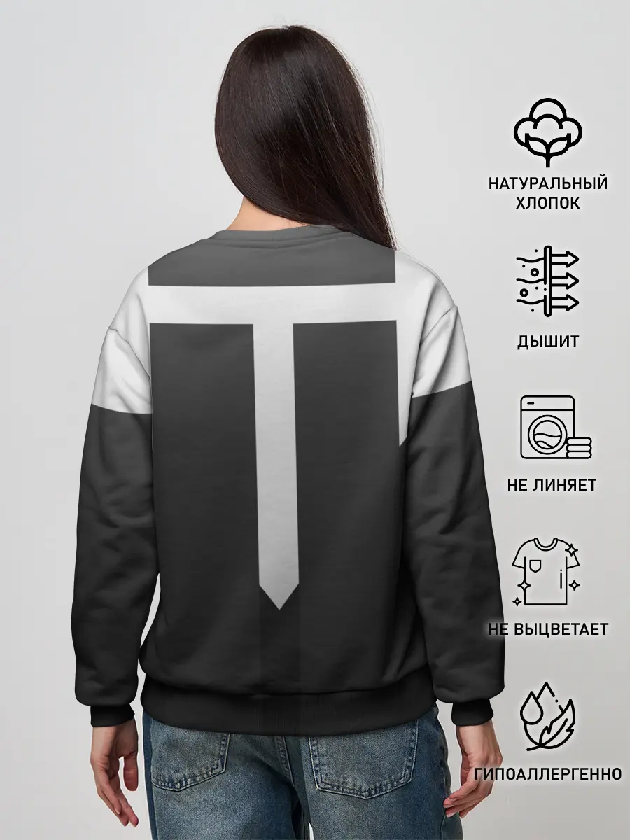 Женский свитшот / футуристический вектор