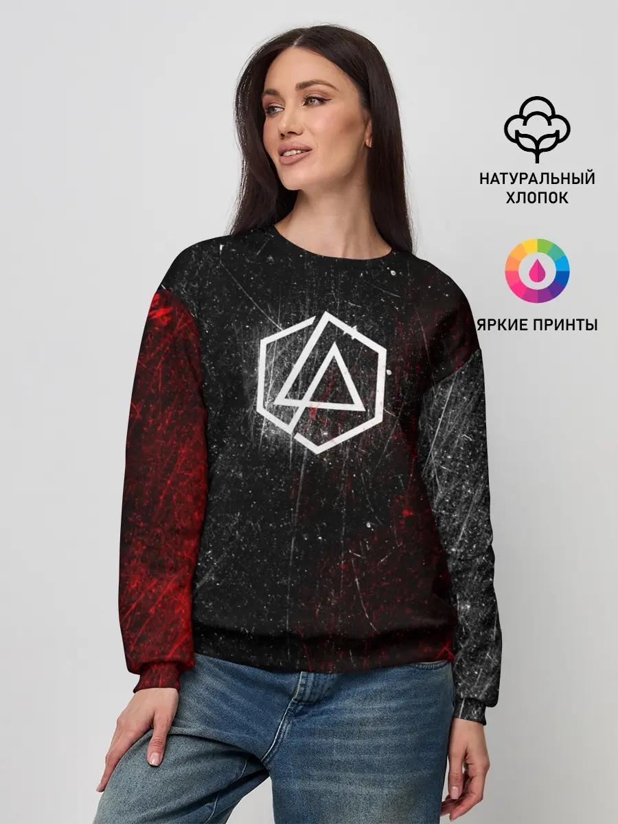 Женский свитшот / Linkin Park Logo | Линкин Парк