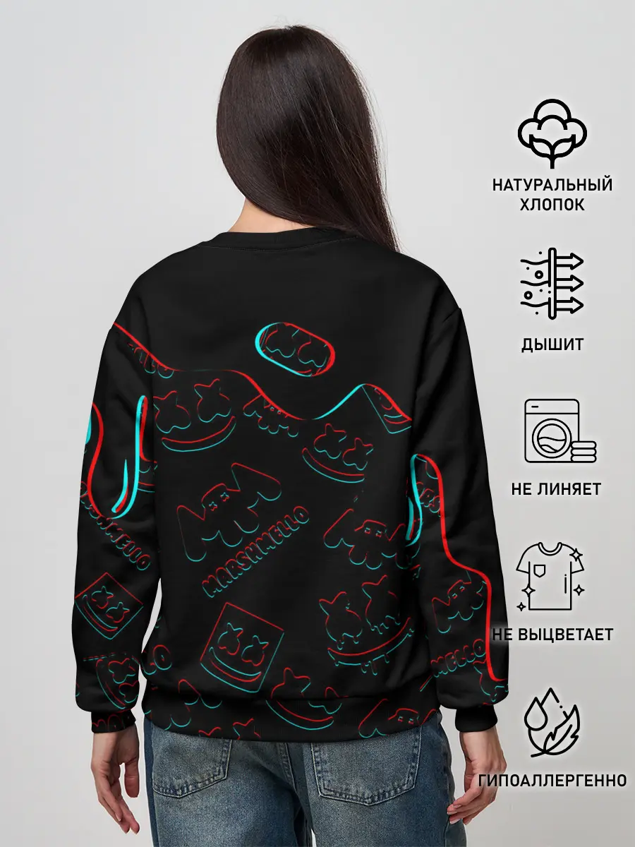 Женский свитшот / MARSHMELLO MELT - МАРШМЕЛЛО