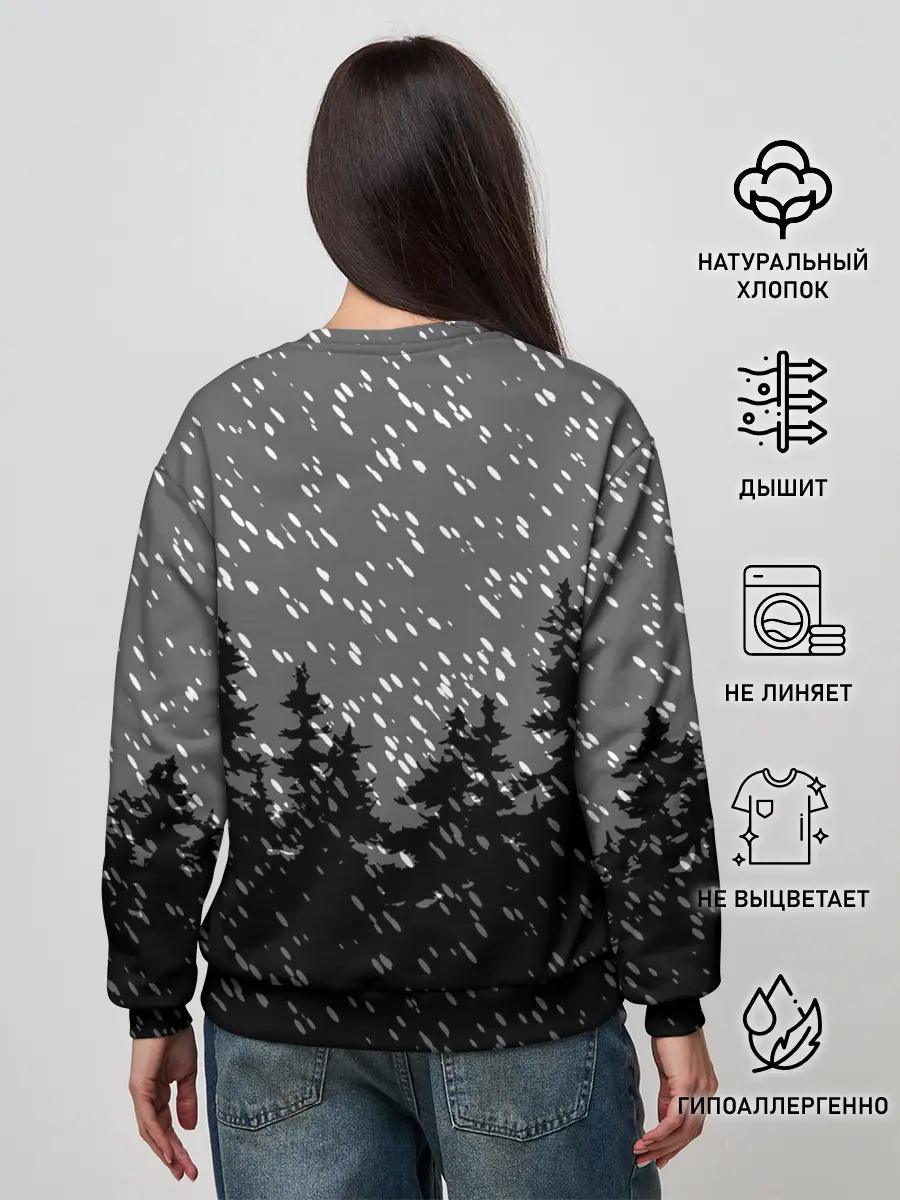 Женский свитшот / Веришь? в Деда Мороза