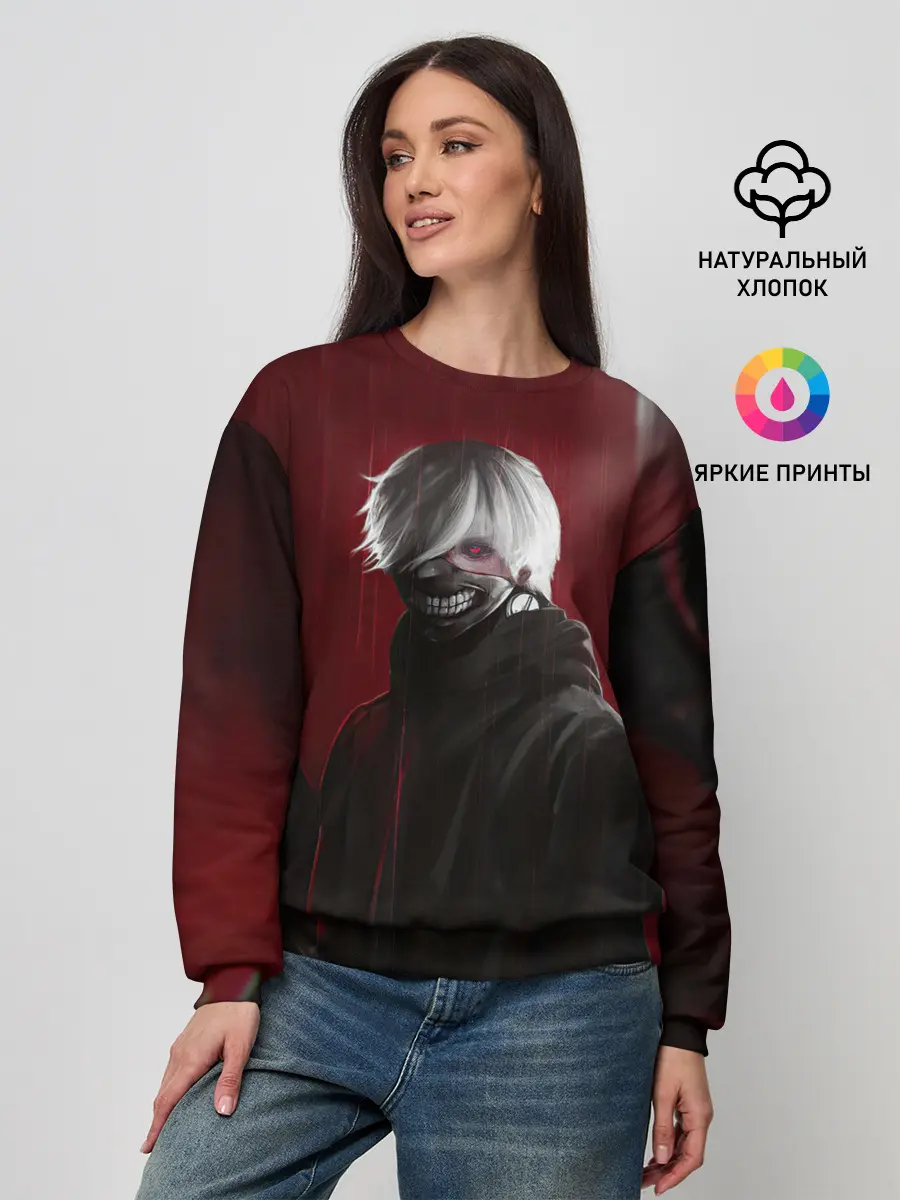 Женский свитшот / TOKYO GHOUL | ТОКИЙСКИЙ ГУЛЬ ЩЮПАЛЬЦА