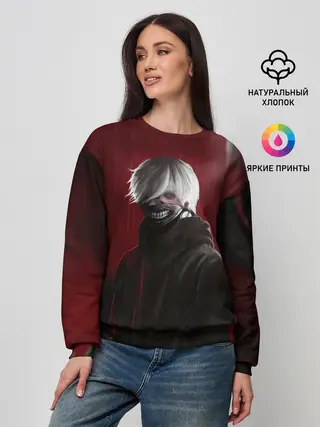 Женский свитшот / TOKYO GHOUL | ТОКИЙСКИЙ ГУЛЬ ЩЮПАЛЬЦА
