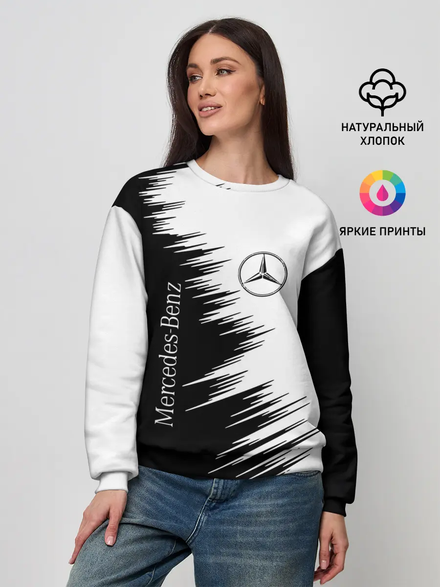 Женский свитшот / mercedes benz