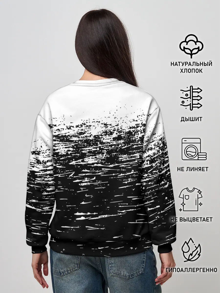 Женский свитшот / Чёрный клевер: Бык.