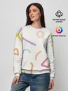 Женский свитшот / Разные линии