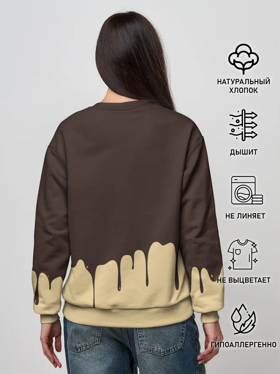 Женский свитшот / Black clover: Bull