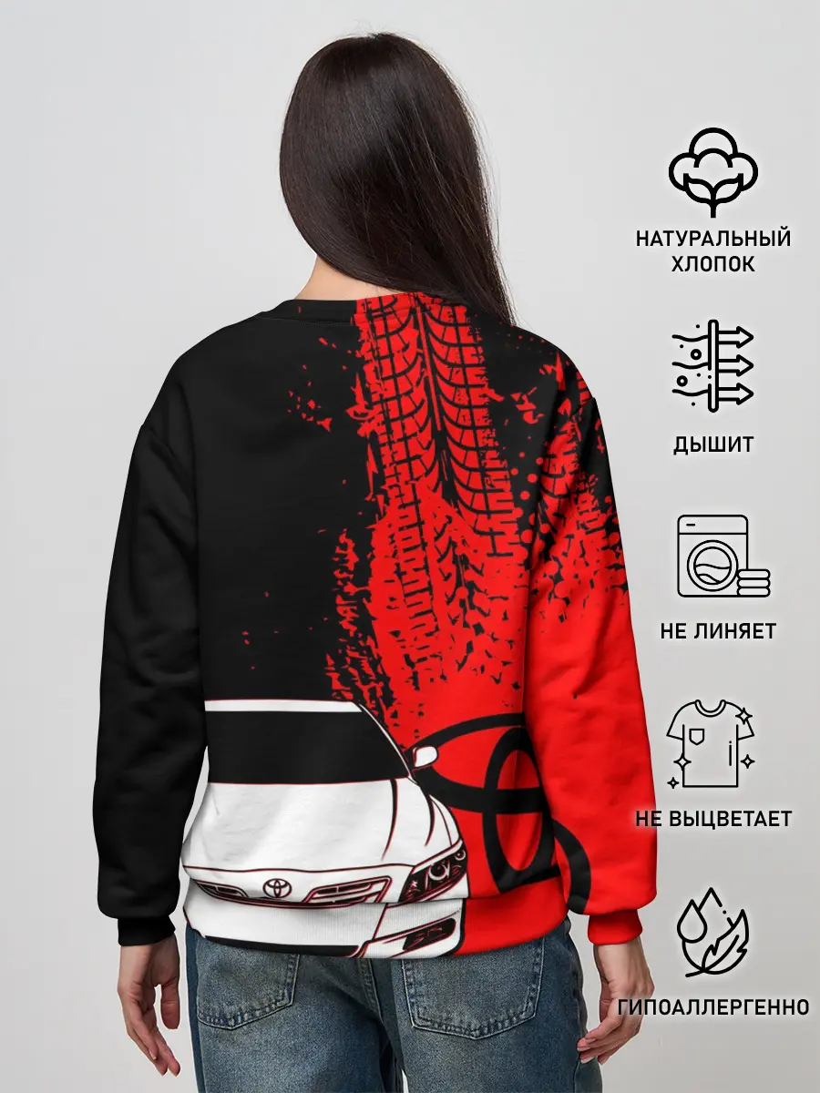 Женский свитшот / Camry Toyota glitch