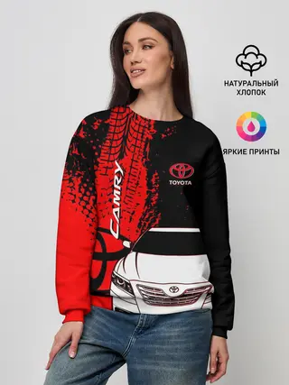 Женский свитшот / Camry Toyota glitch