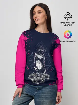 Женский свитшот / ДЕВУШКА С ТАТУ | ПОСТАПОКАЛИПСИС