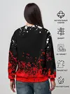 Женский свитшот / Берсерк: Брызги красок.