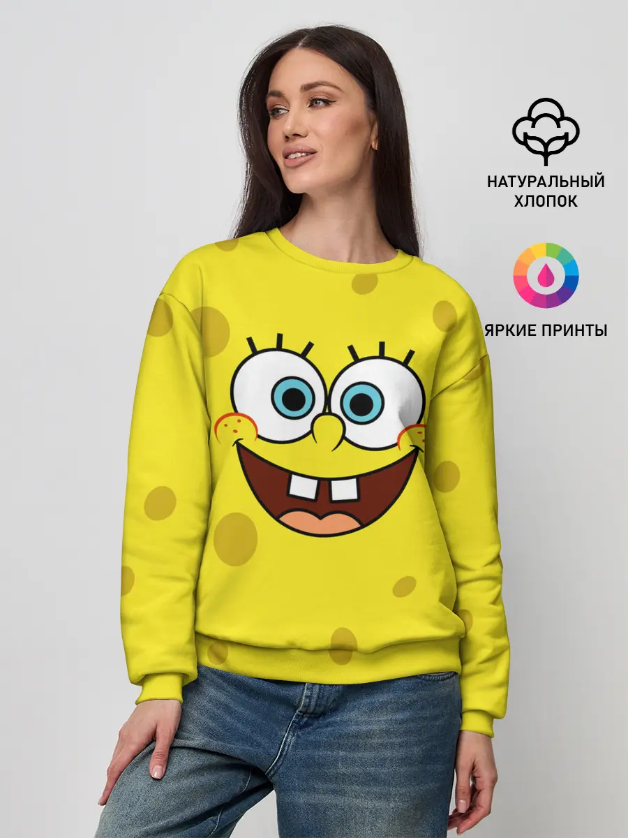 Женский свитшот / Губка Боб / SpongeBob