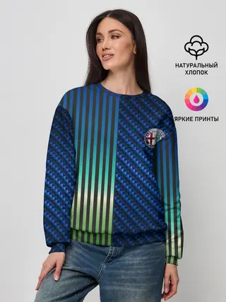 Женский свитшот / Фантазия на тему Alfa-Romeo