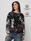 Женский свитшот / Берсерк Черная маска