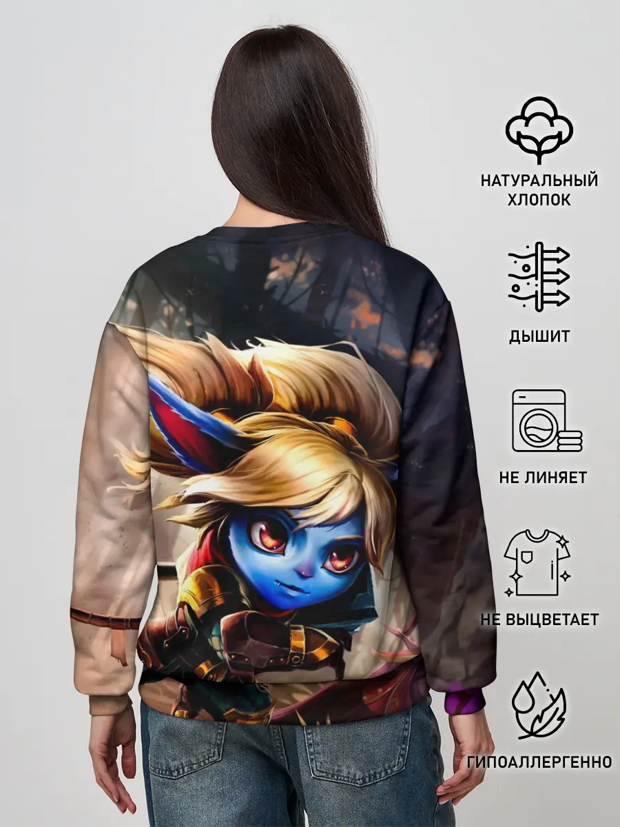 Женский свитшот / Поппи Хранительница молота