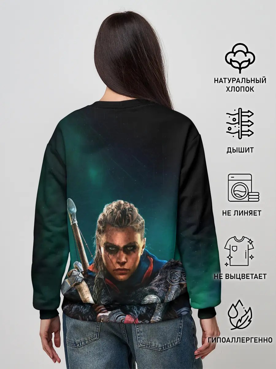 Женский свитшот / Assassins Creed, Valhalla