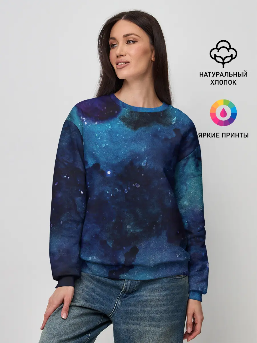 Женский свитшот / Темнота глубин