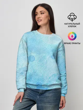 Женский свитшот / Пузыри воздуха