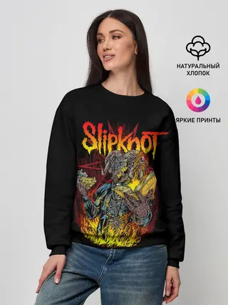 Женский свитшот / SLIPKNOT THE GRAY CHAPTER