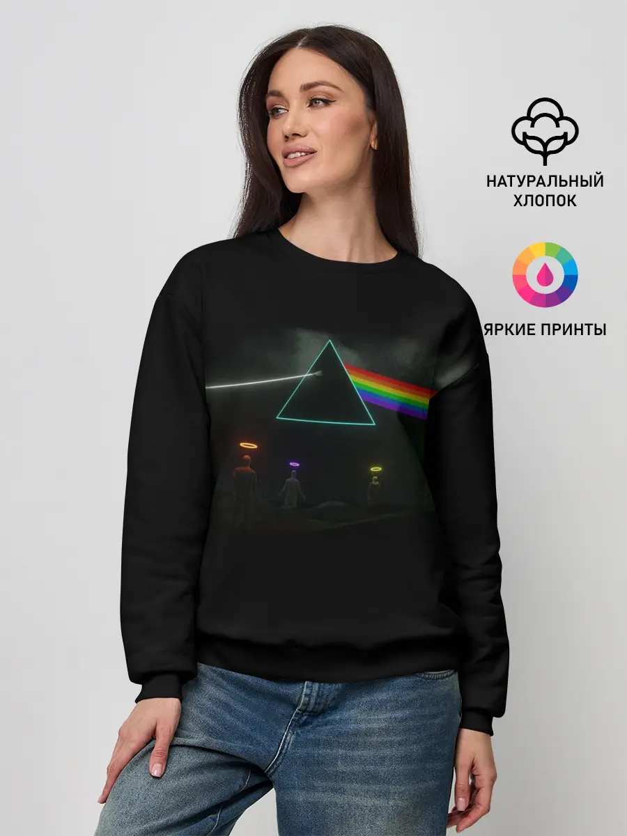 Женский свитшот / ПИНК ФЛОЙД | PINK FLOYD LOGO