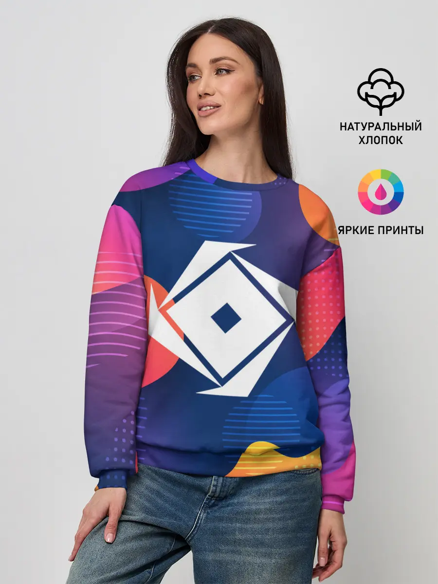 Женский свитшот / РОБЛОКС ЛОГО | LOGO