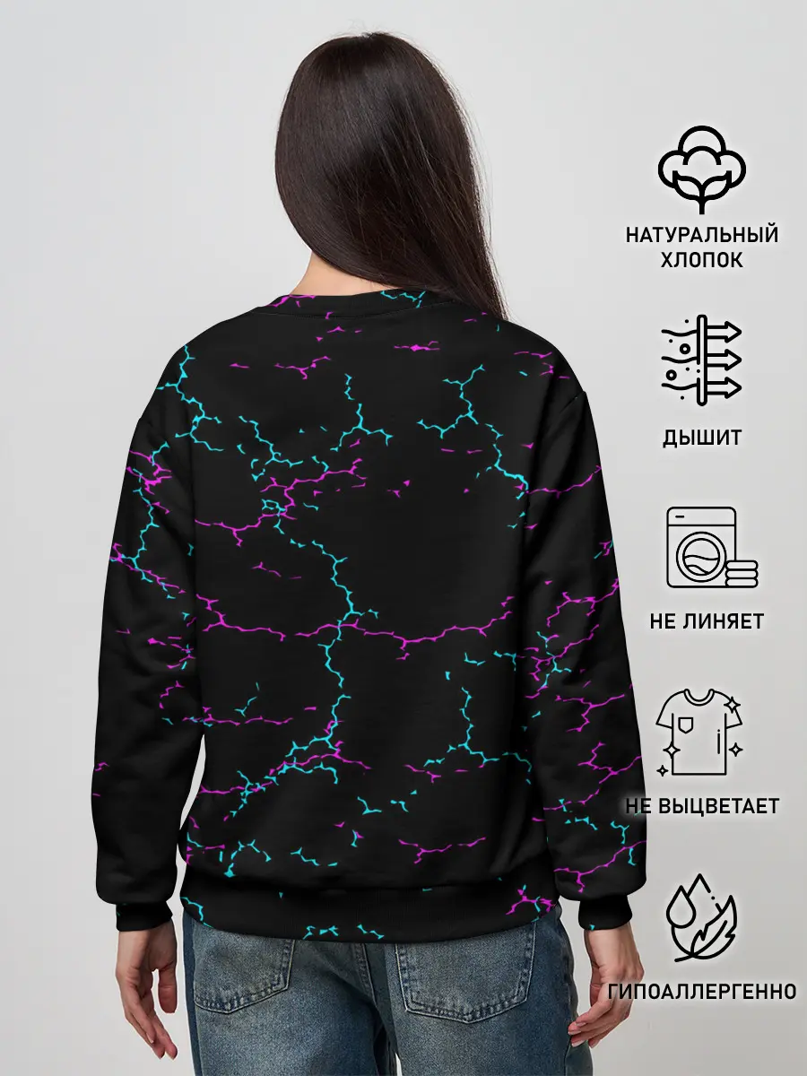 Женский свитшот / MARSHMELLO NEON | МАРШМЕЛЛО НЕОН.