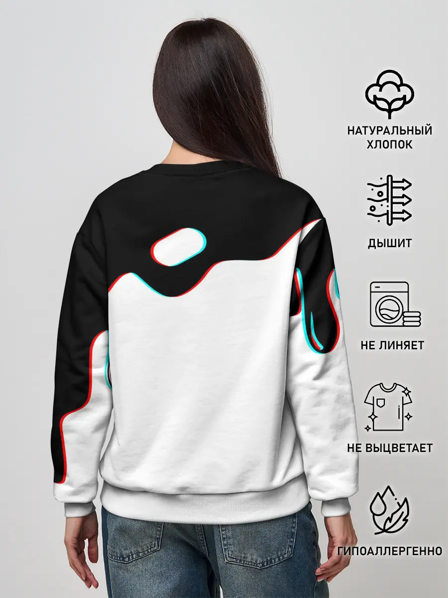 Женский свитшот / MARSHMELLO MELT: МАРШМЕЛЛО