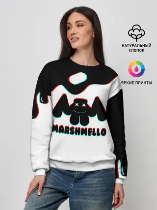 Женский свитшот / MARSHMELLO MELT: МАРШМЕЛЛО