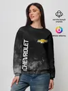 Женский свитшот / Chevrolet, gray