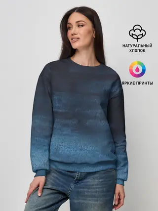 Женский свитшот / Темнота глубины