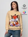 Женский свитшот / Новогодний тигрёнок