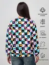 Женский свитшот / Разноцветные Шахматные Фигуры