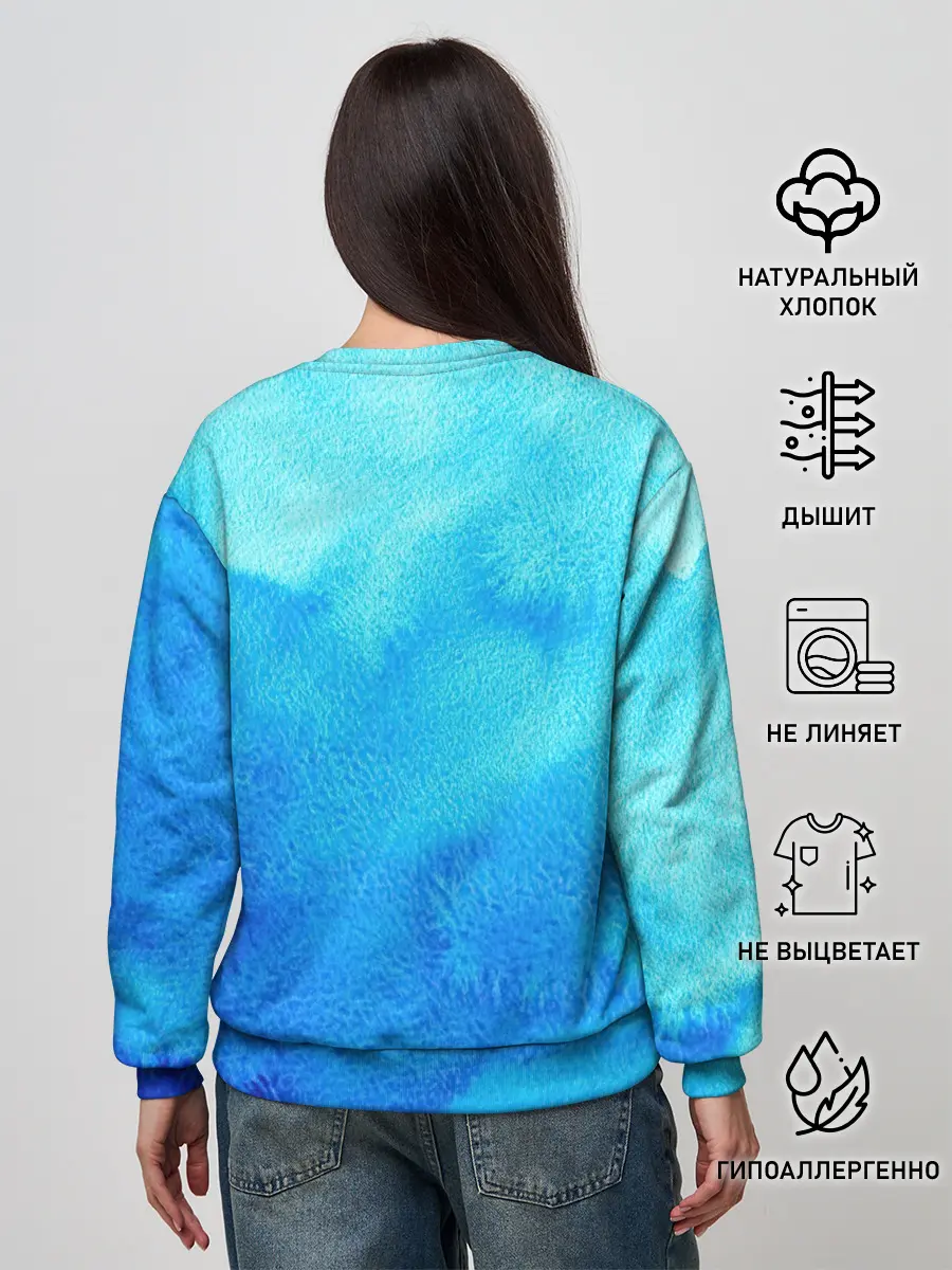 Женский свитшот / Глубина льда