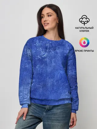 Женский свитшот / Ночная синева