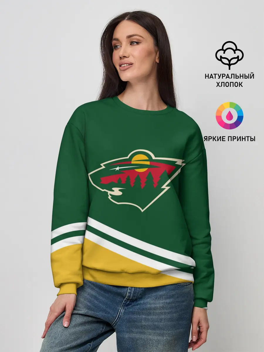 Женский свитшот / Minnesota Wild NHL