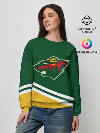 Женский свитшот / Minnesota Wild NHL