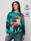 Женский свитшот / Battlefield 2042 игровой арт