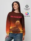 Женский свитшот / Сайтама в огне One Punch-Man