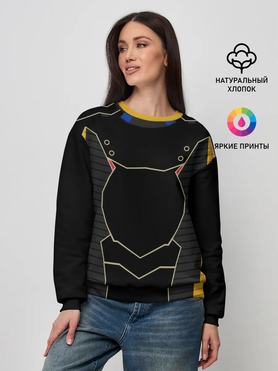 Женский свитшот / КИБЕРНЕТИЧЕСКИЙ КОСТЮМ / CYBER UNIFORM