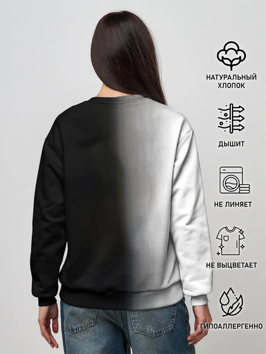 Женский свитшот / Металлическое тело Геноса One Punch-Man