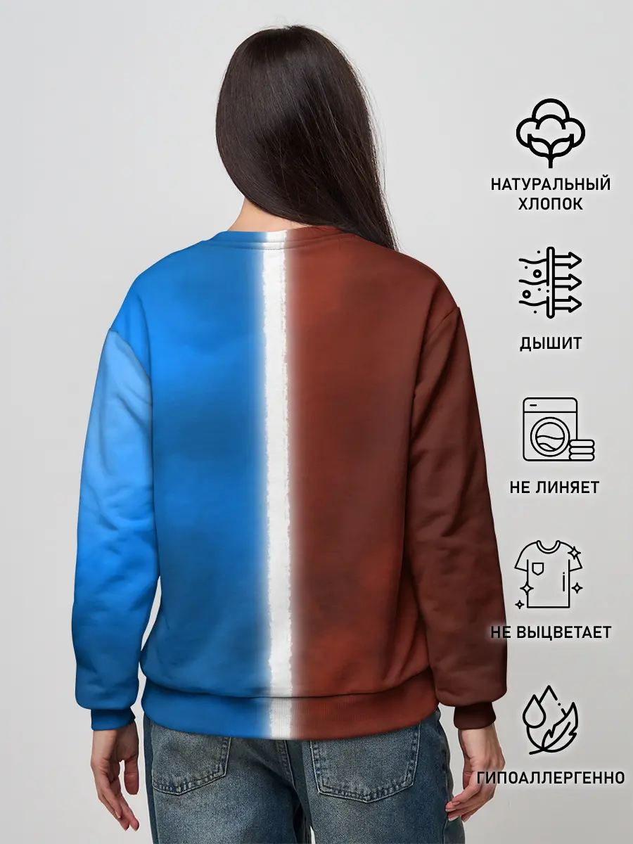 Женский свитшот / КЭЙА И ДИЛЮК | ГЕНШИН