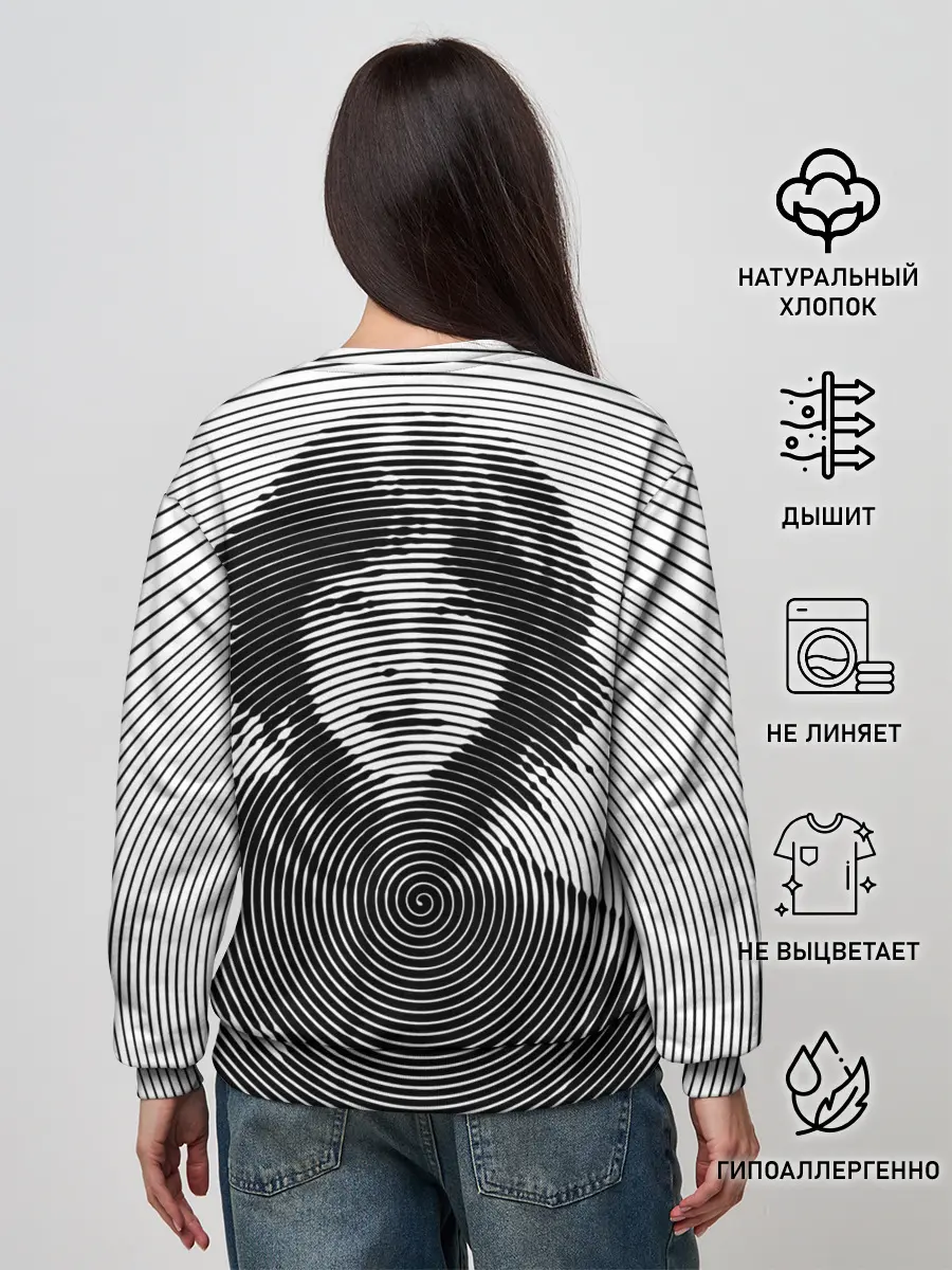 Женский свитшот / Игра в кальмара: игрок 067