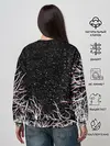 Женский свитшот / СИРЕНОГОЛОВЫЙ ГЛИТЧ ЛЕС, КОСМОС