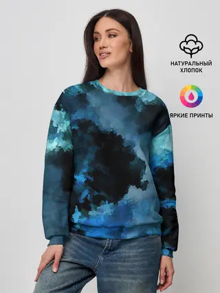 Женский свитшот / Взрыв на глубине