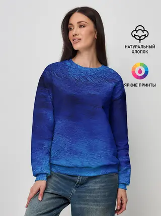 Женский свитшот / Мазки дождя