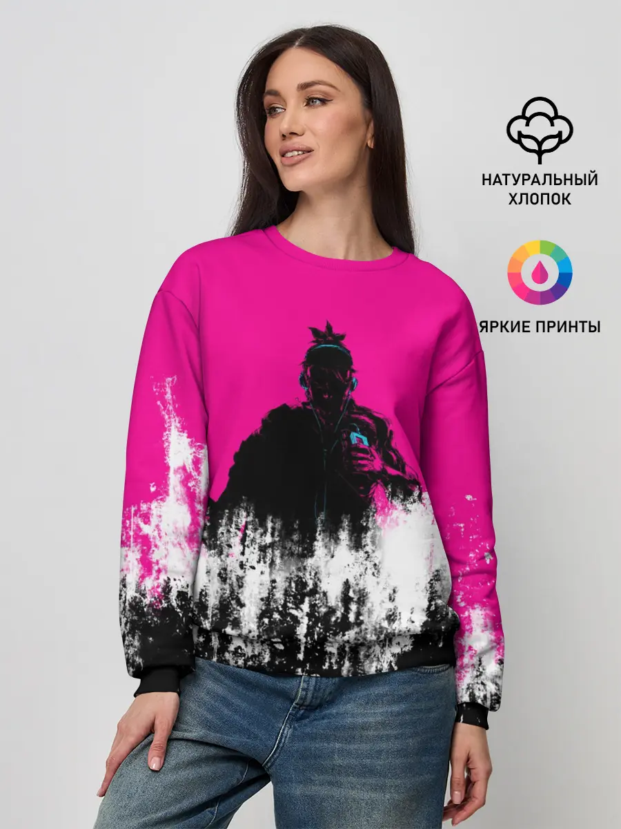 Женский свитшот / Катана Зеро Самурай | Katana Zero Anime